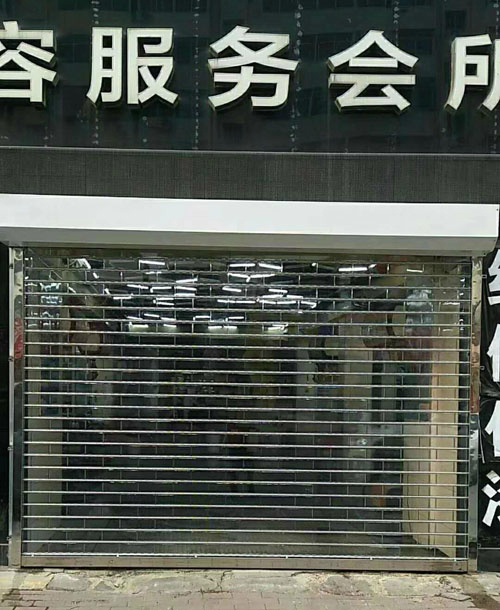 水晶卷簾門安裝