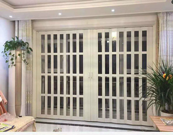 鋁合金水晶折疊門