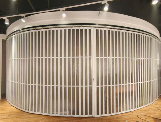 鋁合金水晶折疊門