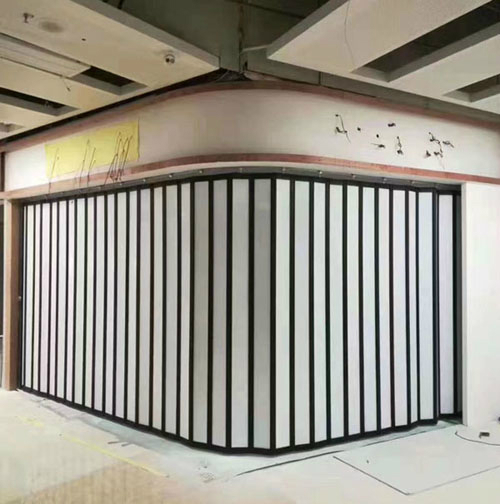 鋁合金水晶折疊門生產