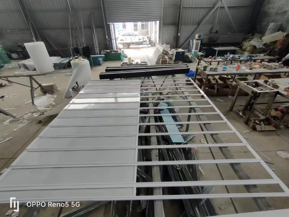 水晶折疊門生產工序